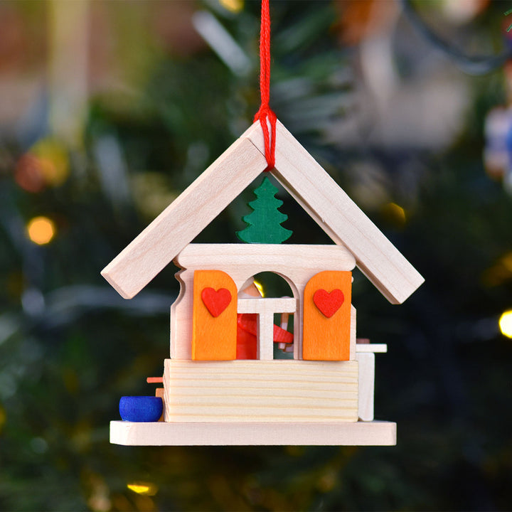Christmas Tree Ornament - Santa Claus House