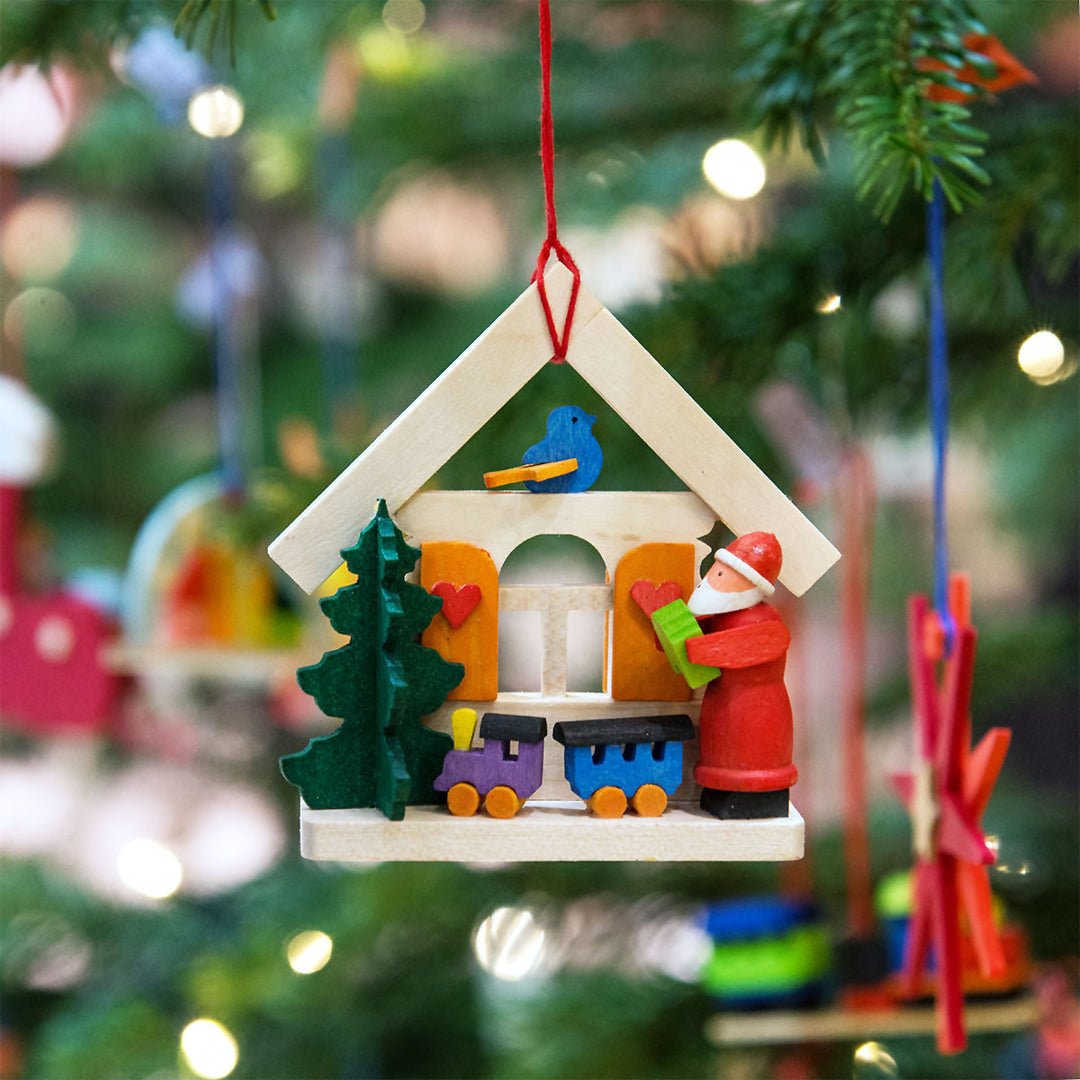 Christmas Tree Ornament - Santa Claus House
