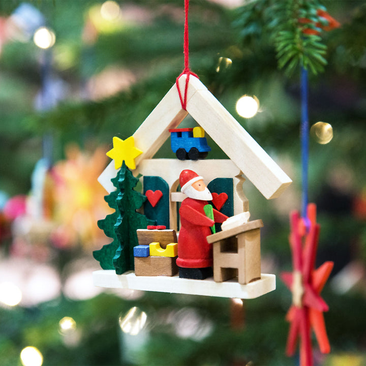 Christmas Tree Ornament - Santa Claus House