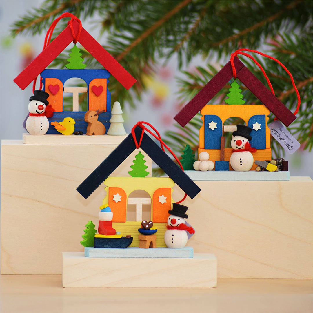 41900 Graupner Christmas Tree Ornament House Snowman