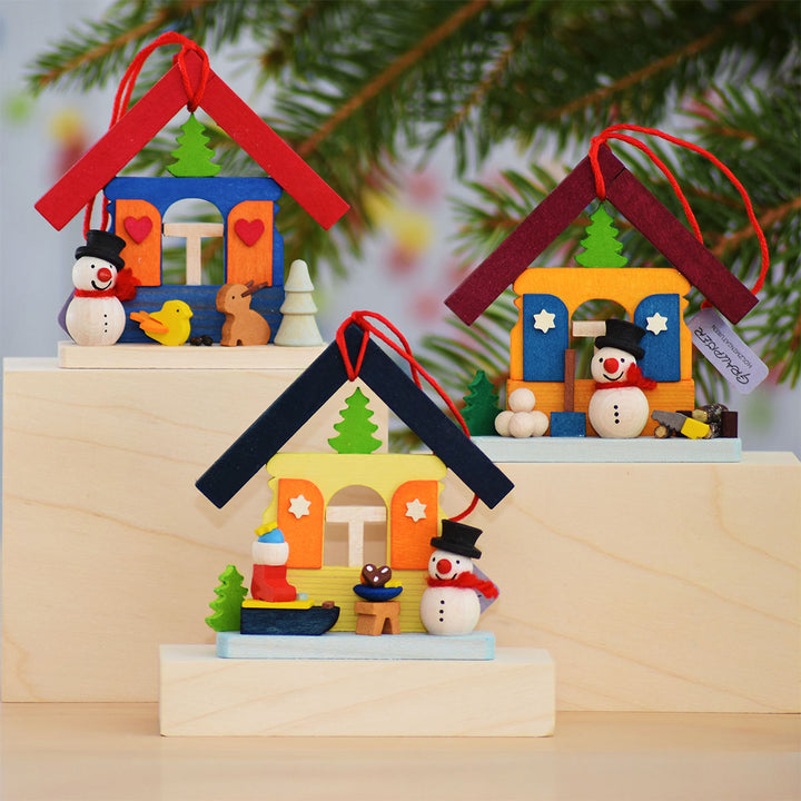 41900 Graupner Christmas Tree Ornament House Snowman