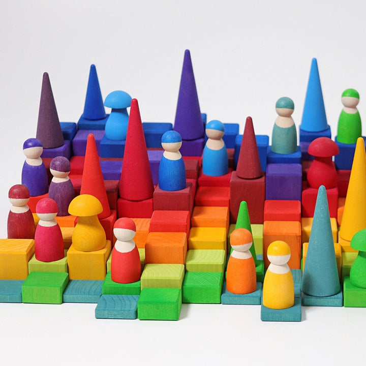 42300 Grimms Large Stepped Counting Blocks