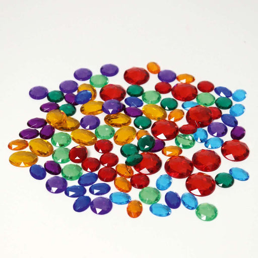43099 Grimm's Small Acrylic Glitter Stones 100 pieces
