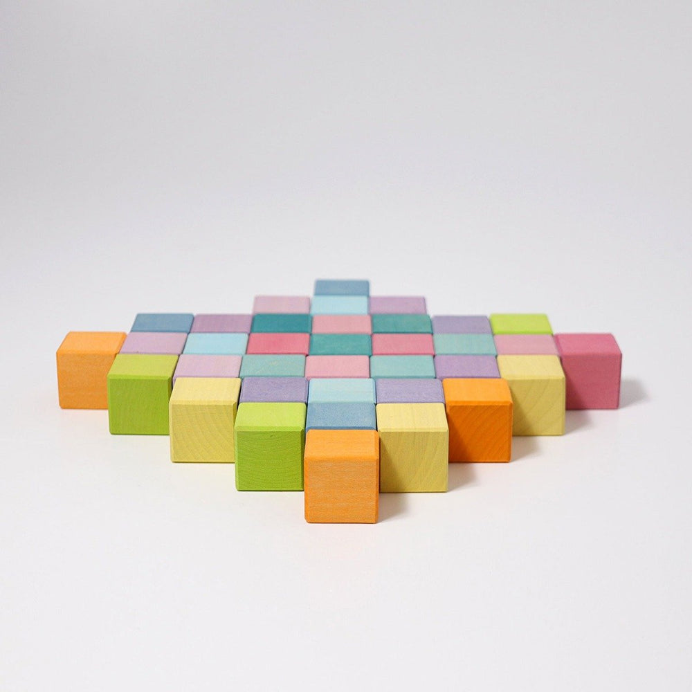 43111 Grimms Pastel Square Mosaic 36 pieces