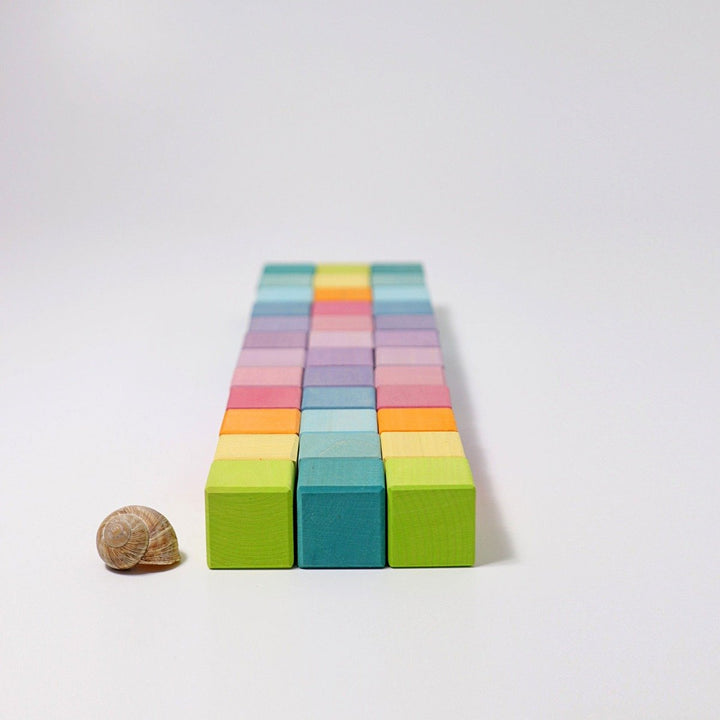 43111 Grimms Pastel Square Mosaic 36 pieces
