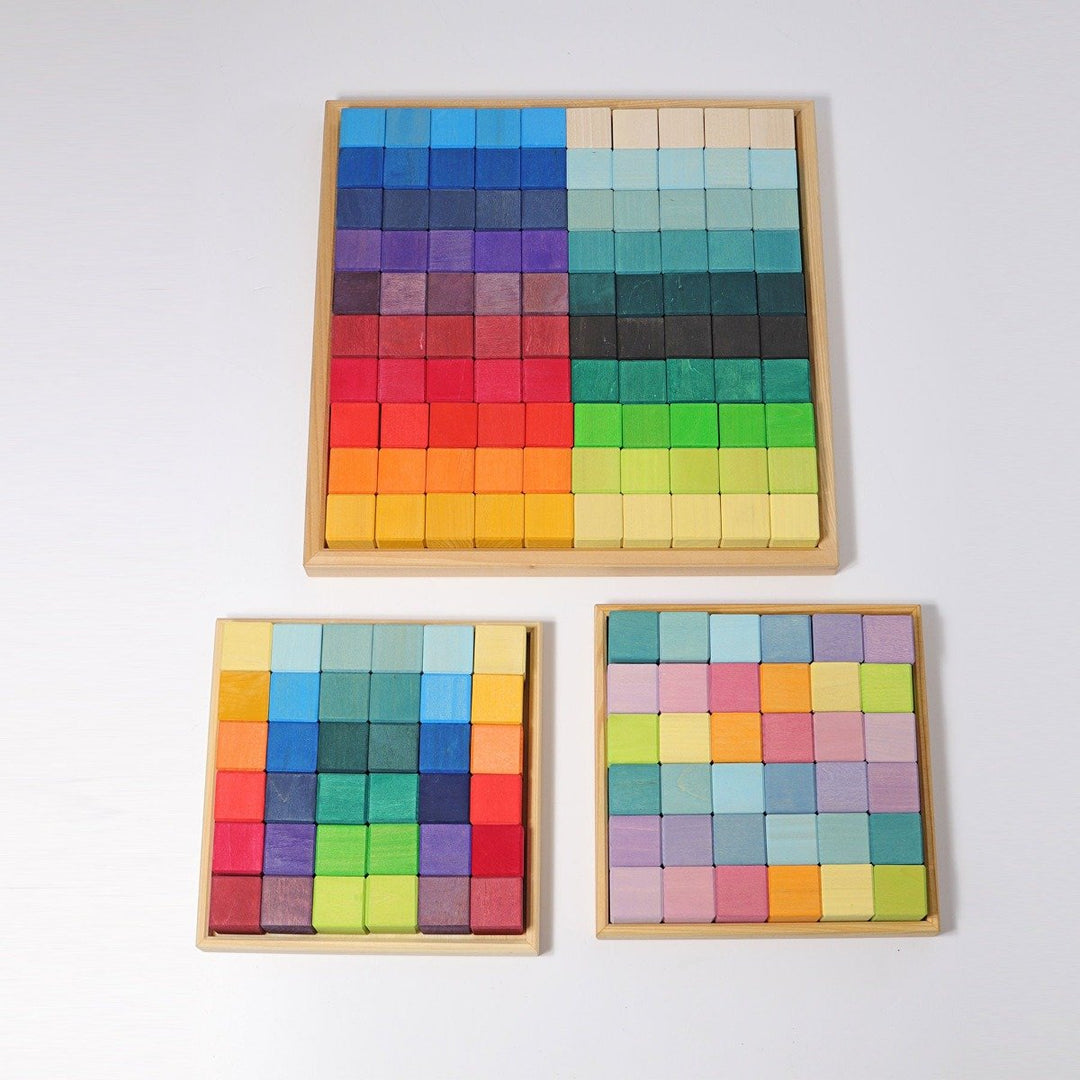 43111 Grimms Pastel Square Mosaic 36 pieces
