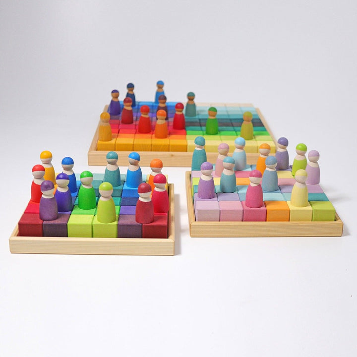 43111 Grimms Pastel Square Mosaic 36 pieces