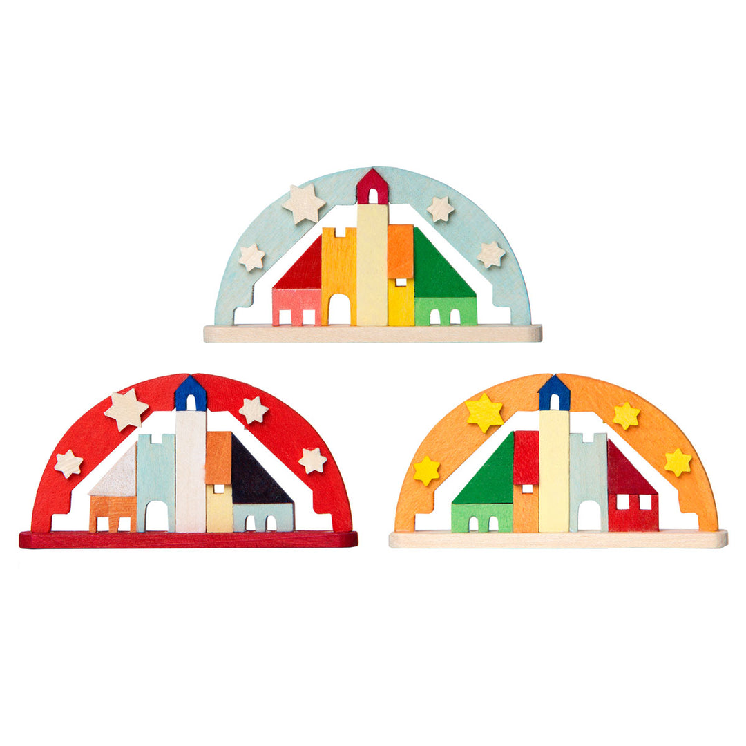 43220 Graupner Tree Ornament Candle Arch Set of 6 01