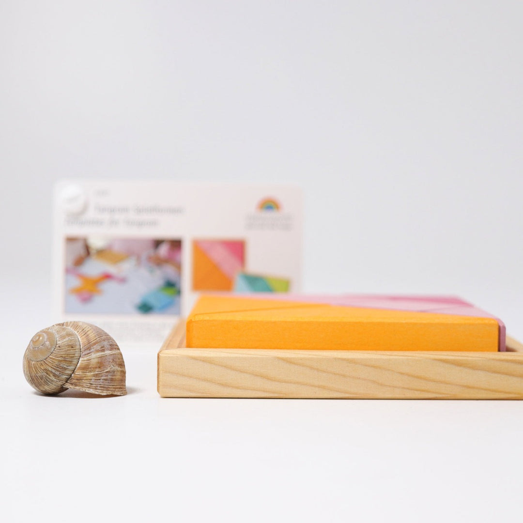43312 Grimm's Tangram Pink-Orange