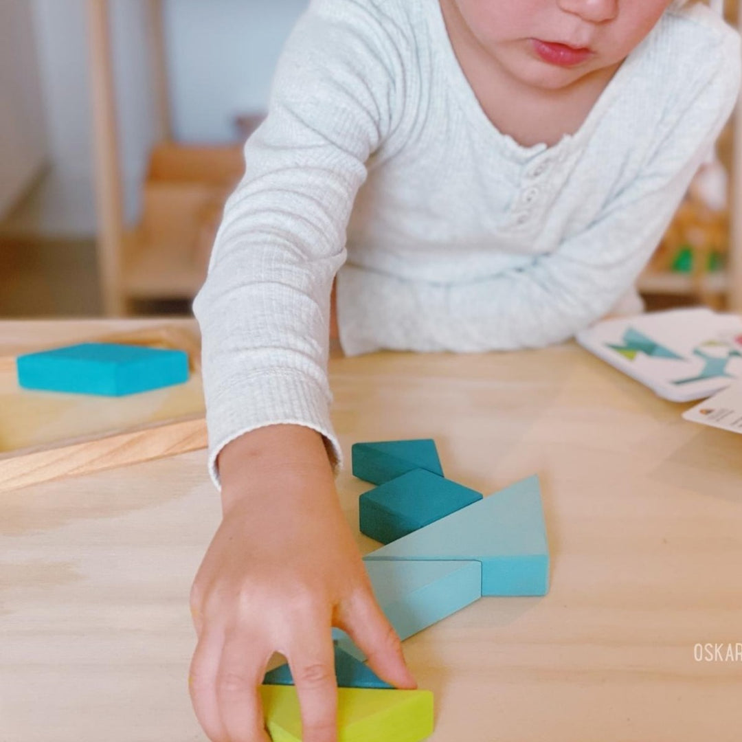 43313 Grimm's Tangram Turquiose