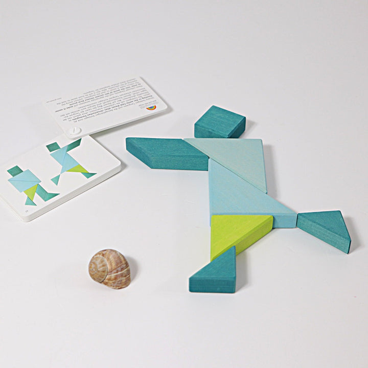 43313 Grimm's Tangram Turquiose