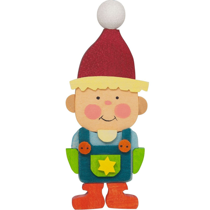 43380 Graupner Christmas Tree Ornament Elves Set of 6 Pieces