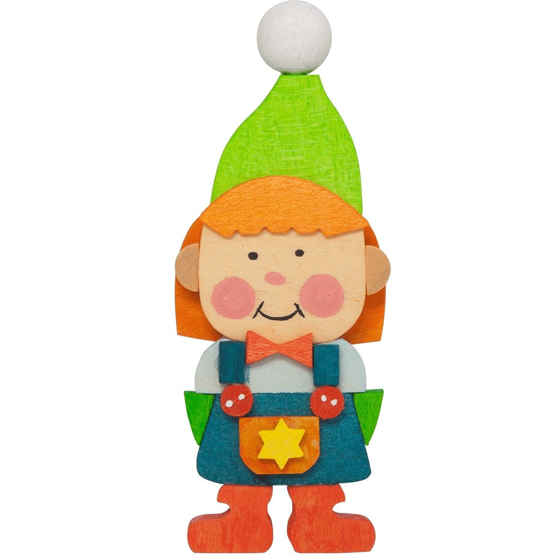 43380 Graupner Christmas Tree Ornament Elves Set of 6 Pieces