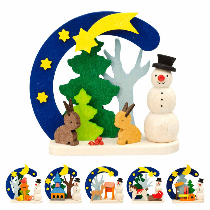 Christmas Tree Ornament - Snowman Arch