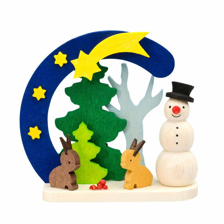 Christmas Tree Ornament - Snowman Arch