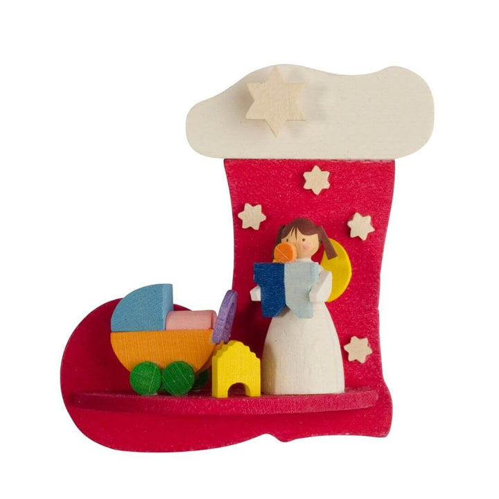 46520 Graupner Christmas Tree Ornament Boot Angel and Doll Carriage