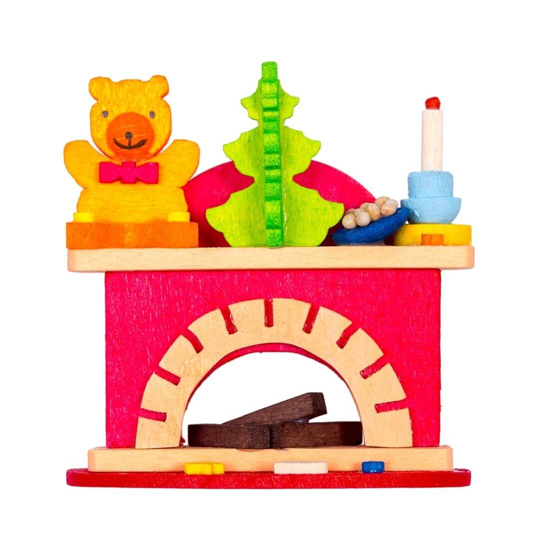 48230 Graupner Christmas Tree Ornament Fireplace Small Teddy