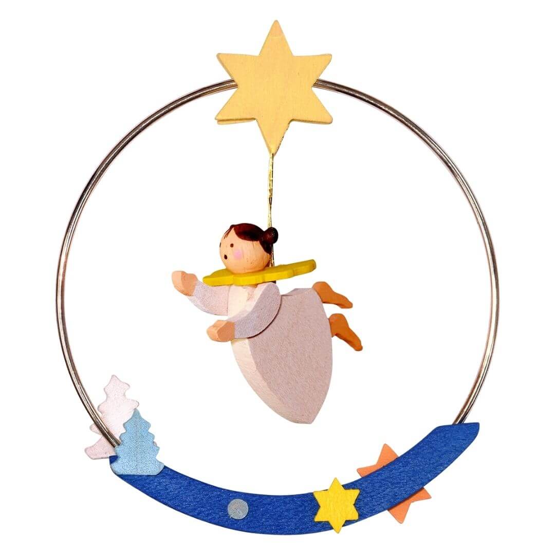49410 Graupner Christmas Tree Ornament Ring with Angel