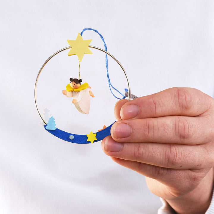 49410 Graupner Christmas Tree Ornament Ring with Angel