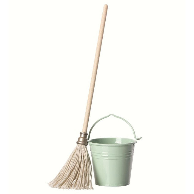 Maileg Miniature Bucket and Mop from Australia