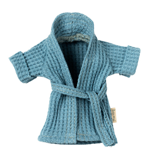 5017230203 Maileg Bathrobe for Mouse Dad or Mouse Mum Dusty Blue