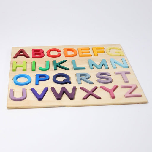 60360 Grimm's Wooden ABC Game in frame
