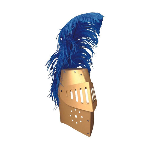 641 VAH Gold Knight Helmet with Feather