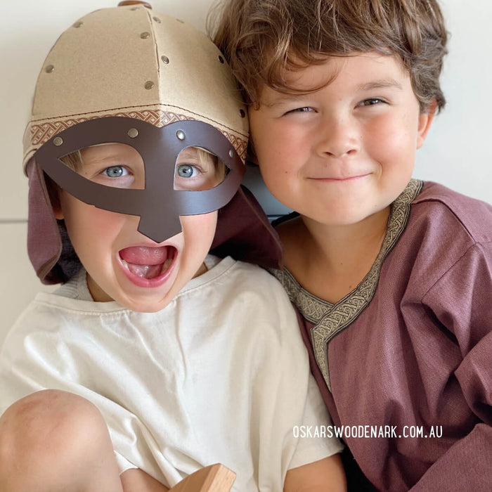 VAH Helmet with Glasses Viking and VAH Tunic Roman Sparticus