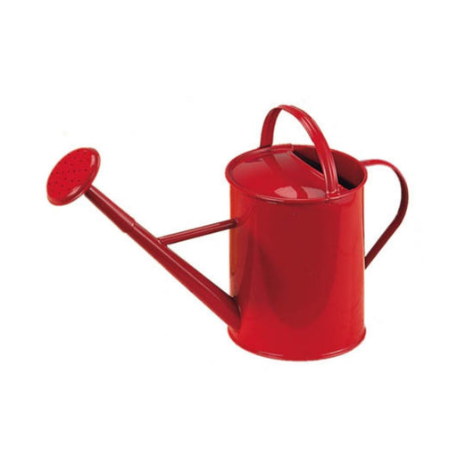 70435074 Gluckskafer Metal Watering Can 1 litre - Red