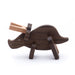 79130 BAJO Paleo-animals Triceratops Black Oak
