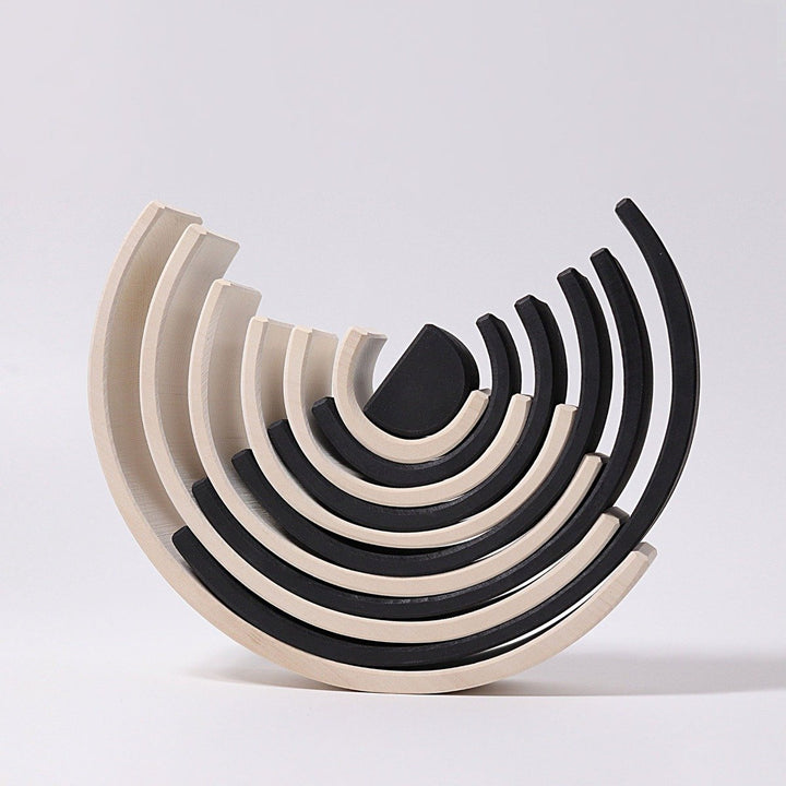 93050 Grimms Large Monochrome Tunnel 12 pieces