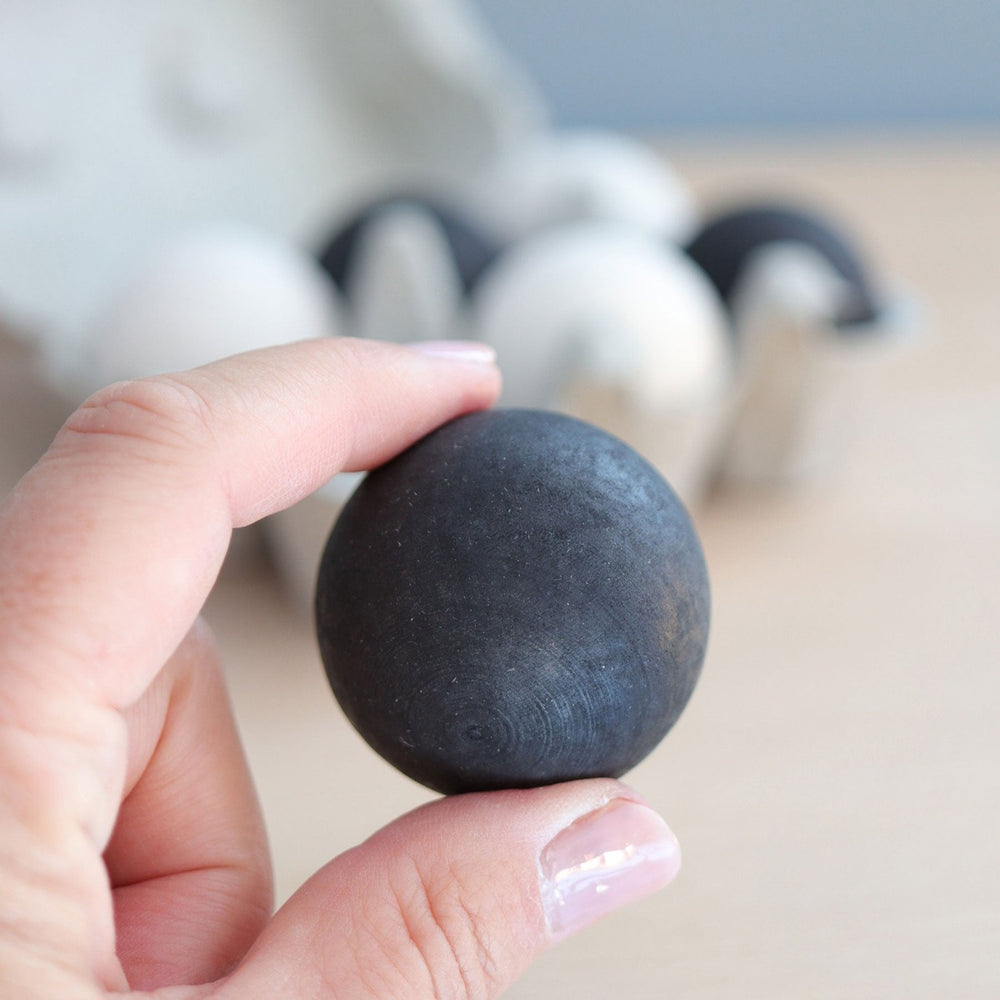 93120 Grimms Wooden Monochrome Balls 6 pieces