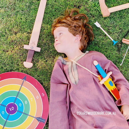 VAH Sword with Sheath Landsknecht, VAH Round Target for Suction Arrows, VAH Dagger Dragon with Sheath, VAH Crossbow Wiki 