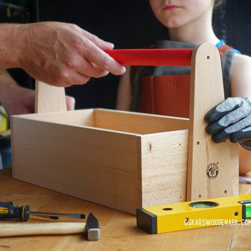 A600571 Corvus Kids at Work DIY Wooden Tool Box Kit