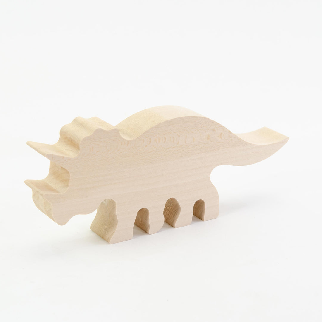 Kids at work Wood Figure Triceratops