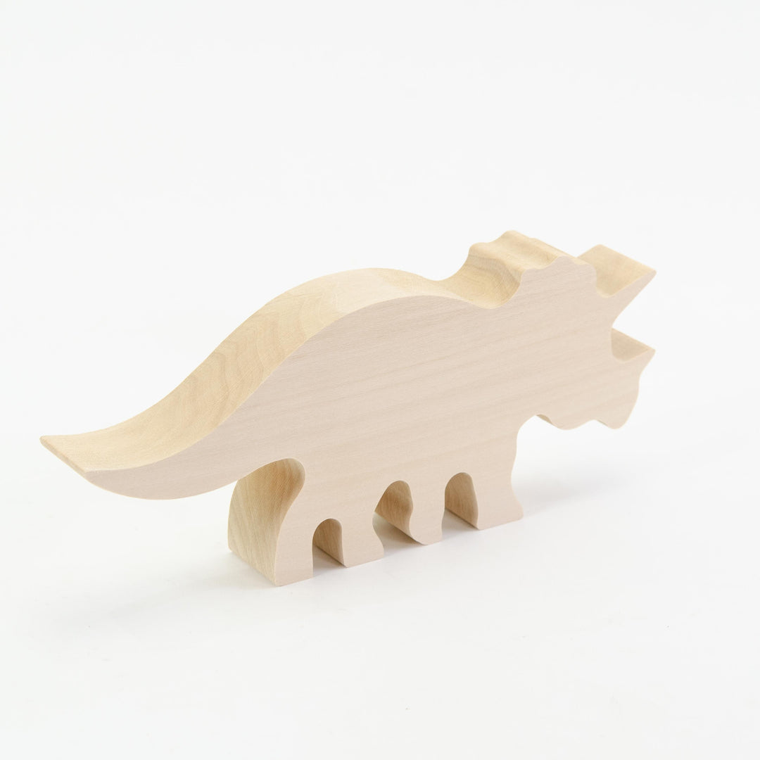 Kids at work Wood Figure Triceratops