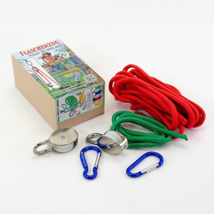 Kids at work Snatch Pulley with Rope 5m