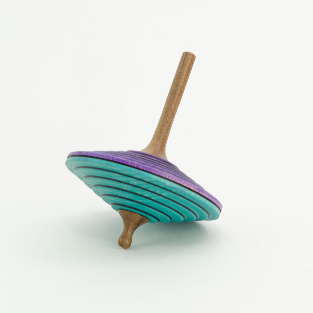 Wooden Spinning Top - Rod-Stemmed - Tukan