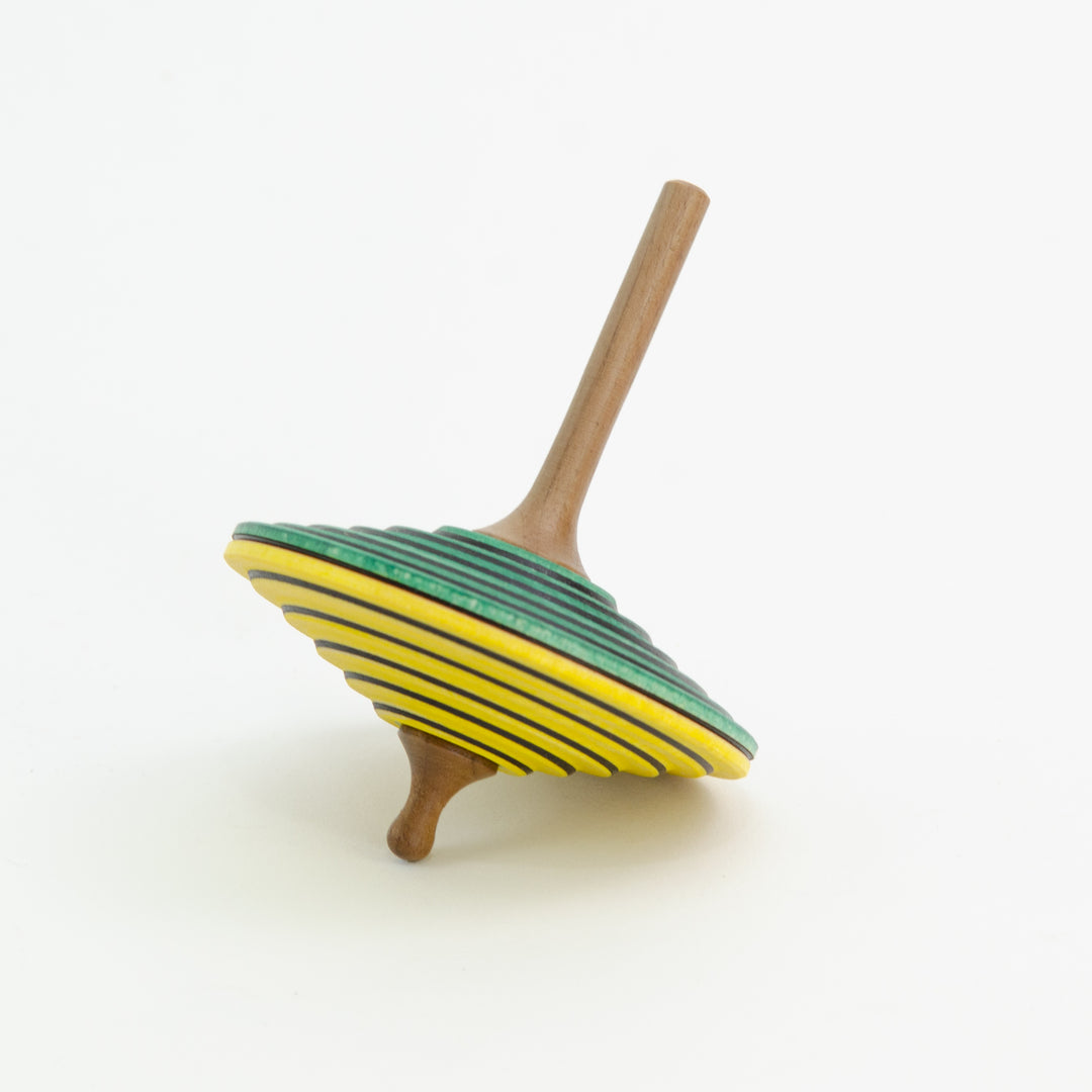 Wooden Spinning Top - Rod-Stemmed - Tukan