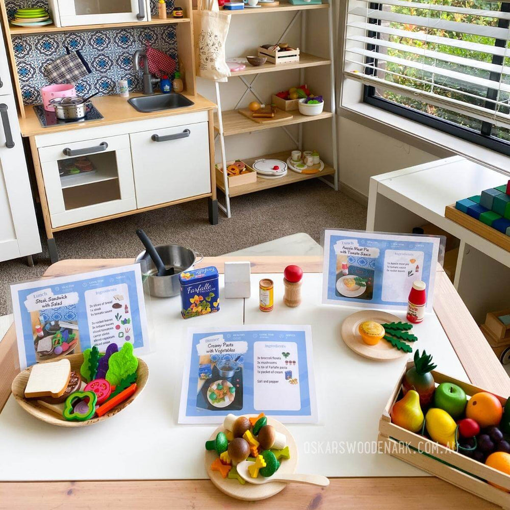 Erzi Wooden Play Foods featuring Erzi Assorted Fruit