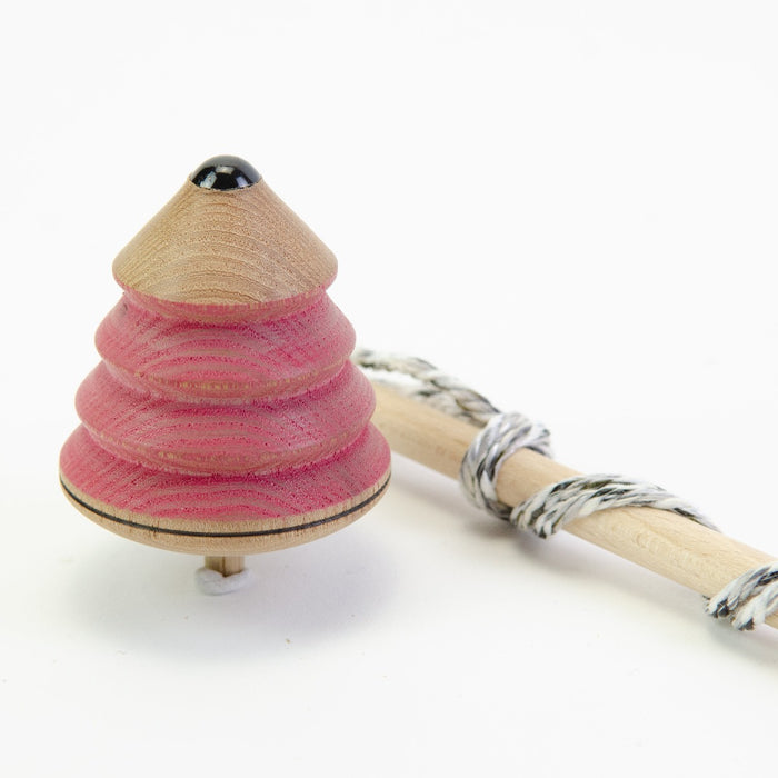 Whip and top victorian toy top