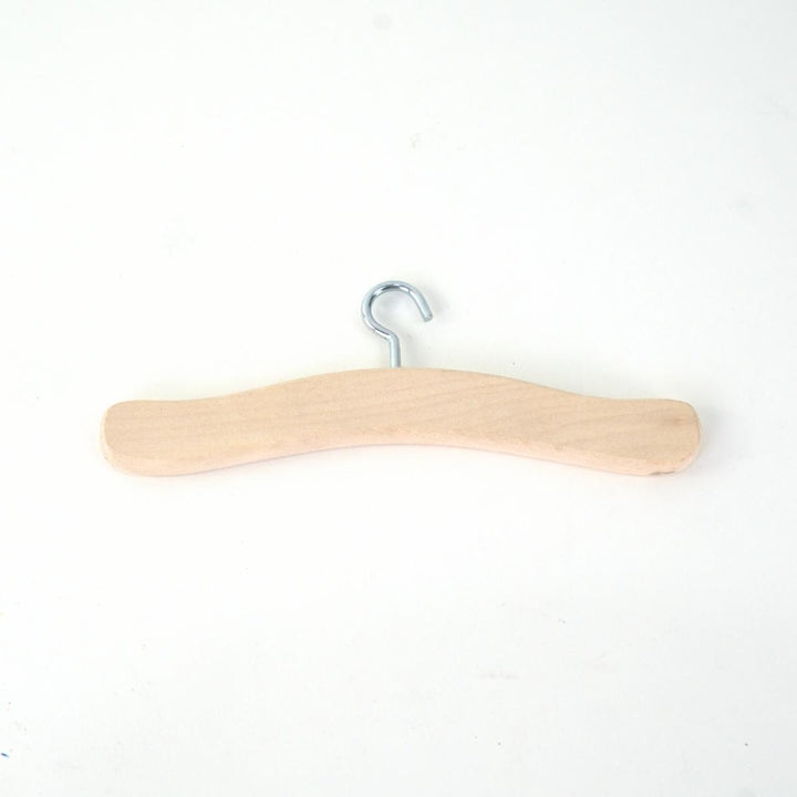 NI-522338 Gluckskafer Wooden Dolls Clothes Hanger 16cm