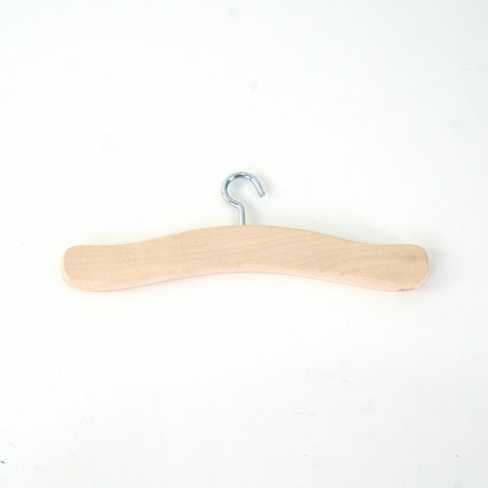 NI-522338 Gluckskafer Wooden Dolls Clothes Hanger 16cm