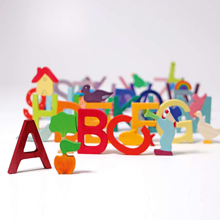 Grimm's School Font Alphabet Whole