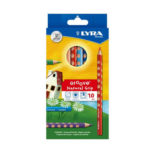 213811100 Lyra Groove Coloured Pencils- 10 Pencil pack 3811100