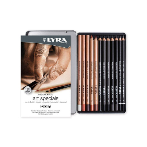 212051120 LYRA Rembrandt Art Specials Specialist Drawing Assortment tin of 12 Pencils