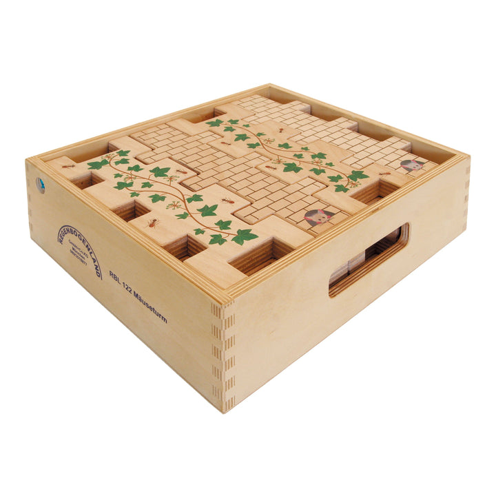 Regenbogenland Mouse Towers - Premium Interlocking Wooden Construction Set - Australia