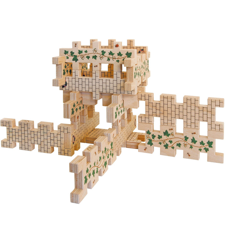Regenbogenland Mouse Towers - Premium Interlocking Wooden Construction Set - Australia