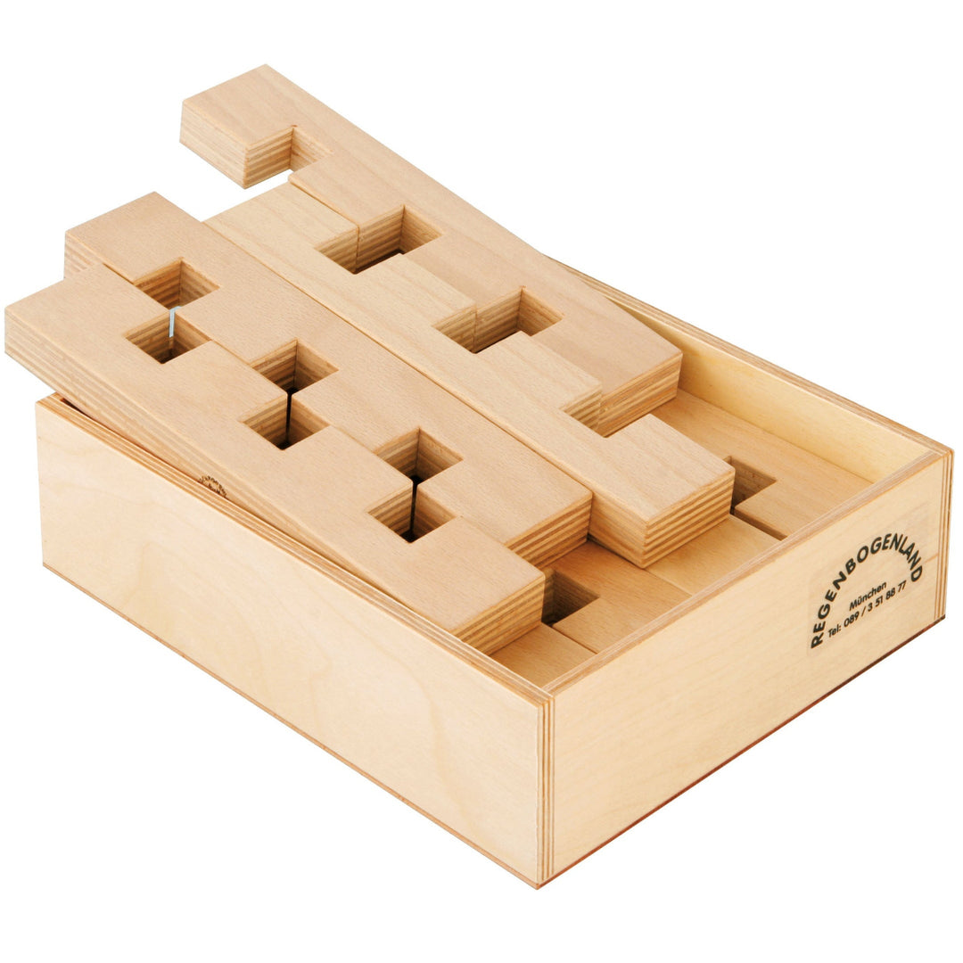 Regenbogenland Slats - Premium Interlocking Wooden Construction Set - Australia