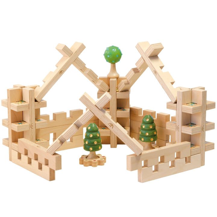 Regenbogenland Slats - Premium Interlocking Wooden Construction Set - Australia